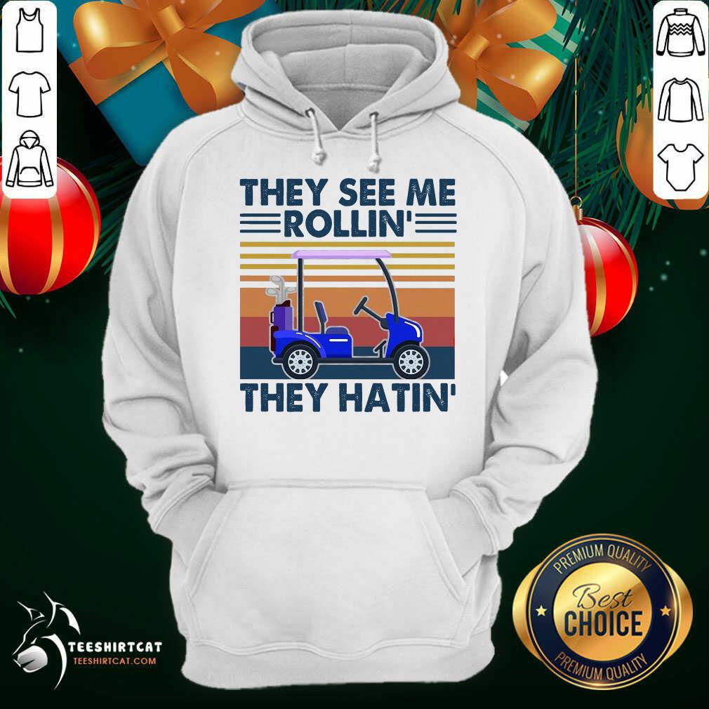 They See Me Rollin' They Hatin' Vintage Hoodie - Design By Teeshirtcat.com