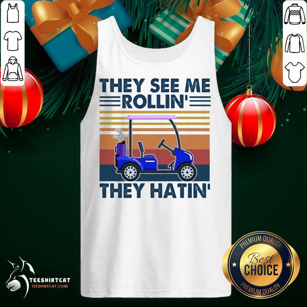 They See Me Rollin' They Hatin' Vintage Tank Top - Design By Teeshirtcat.com