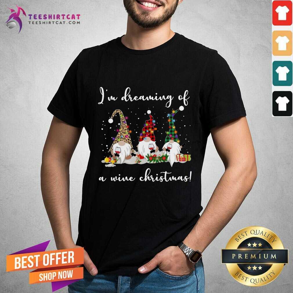 Im Dreaming Of A Wine Christmas Gift Shirt - Design By Teeshirtcat.com