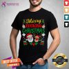 Pretty Merry Fucking Christmas Reindeer Santa Fucking Christmas T-Shirt- Design By Teeshirtcat.com