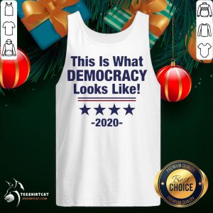 Pretty This Is What Democracy Looks Like Tank Top- Design By Teeshirtcat.com