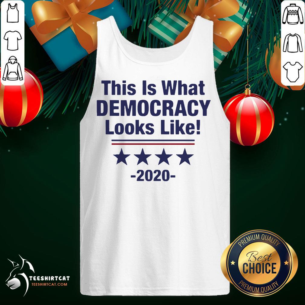 Pretty This Is What Democracy Looks Like Tank Top- Design By Teeshirtcat.com Pretty This Is What Democracy Looks Like Tank Top- Design By Teeshirtcat.com