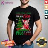Top A Girl Love Pig Christmas Pig Lover Christmas T-Shirt - Design By Teeshirtcat.com