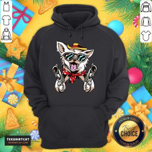 Top Chihuahua Gangster Hoodie - Design By Teeshirtcat.com