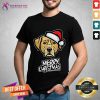 Christmas Dog Santa Hat Labrador Retriever Christmas Dog T-Shirt - Design By Teeshirtcat.com