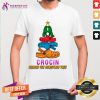Top Crocin Around The Christmas Tree Funny Xmas 2020 Gift Crocin Around The Christmas Tree T-Shirt - Design By Teeshirtcat.com
