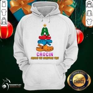 Top Crocin Around The Christmas Tree Funny Xmas 2020 Gift Crocin Around The Christmas Tree T-Hoodie- Design By Teeshirtcat.com