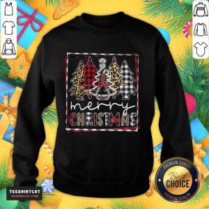 Top Nurse Merry Christmas Tree Ugly Sweatshirt- Design By Teeshirtcat.com