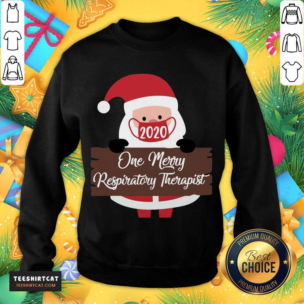 Santa Claus Face Mask 2020 One Merry Respiratory Therapist Christmas Sweatshirt- Design By Teeshirtcat.com Santa Claus Face Mask 2020 One Merry Respiratory Therapist Christmas Sweatshirt- Design By Teeshirtcat.com
