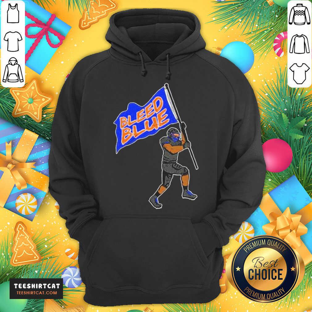 Bs Bleed Blue Hoodie- Design By Teeshirtcat.com Bs Bleed Blue Hoodie- Design By Teeshirtcat.com