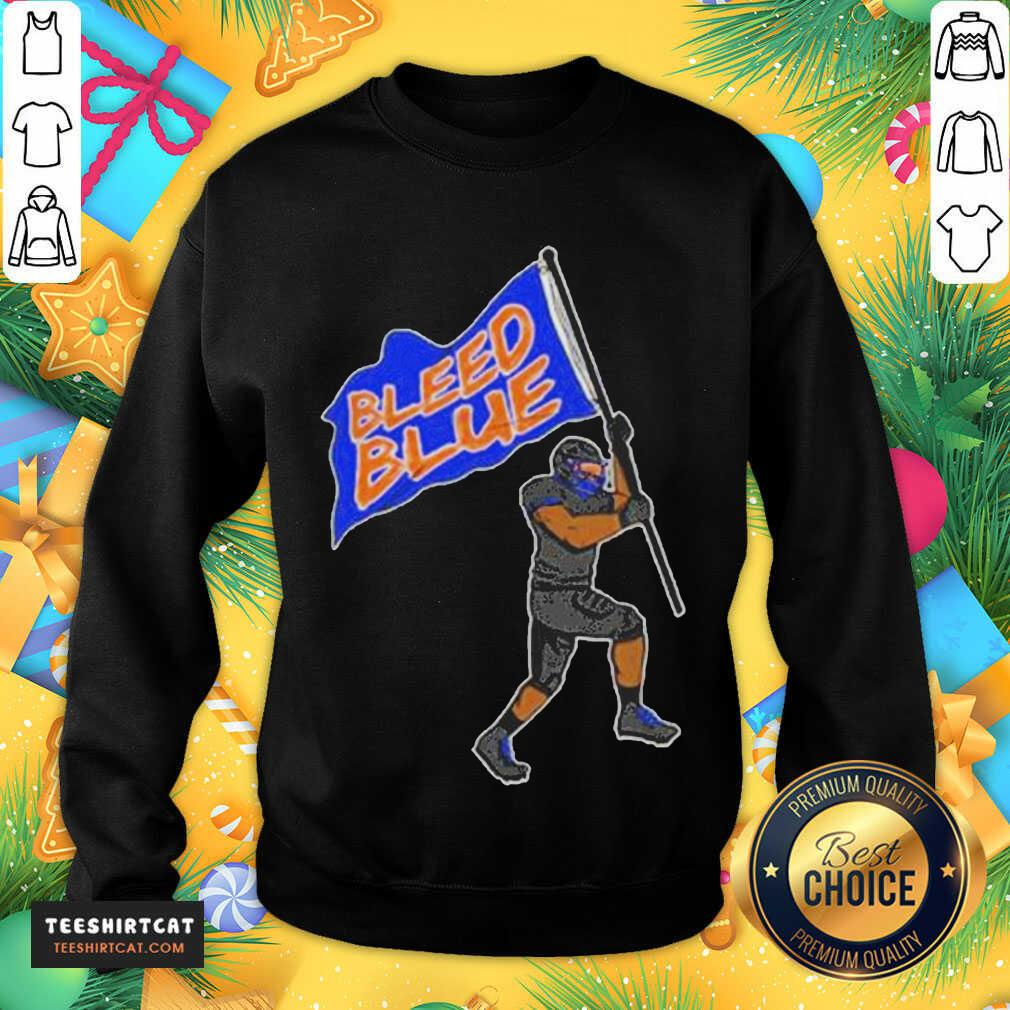 Bs Bleed Blue Sweatshirt- Design By Teeshirtcat.com Bs Bleed Blue Sweatshirt- Design By Teeshirtcat.com