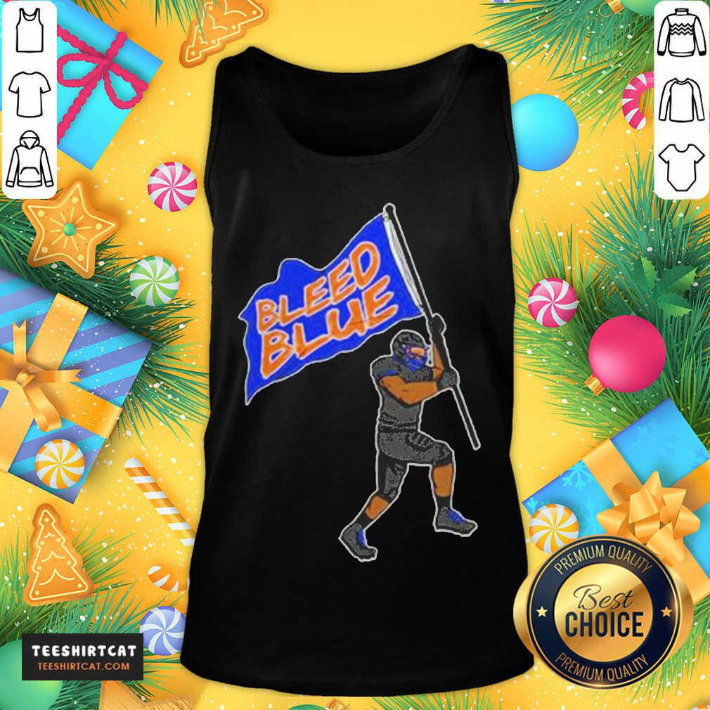 Bs Bleed Blue Tank Top- Design By Teeshirtcat.com Bs Bleed Blue Tank Top- Design By Teeshirtcat.com