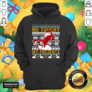 Emperor’s New Groove Kuzco No Touchy Ugly Christmas Hoodie- Design By Teeshirtcat.com