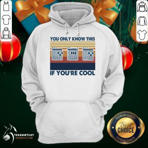 Guitar You Only Know This If You're Cool Vintage Retro Hoodie - Design By Teeshirtcat.com