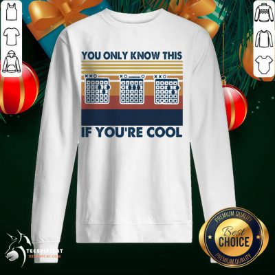 Guitar You Only Know This If You're Cool Vintage Retro Sweatshirt - Design By Teeshirtcat.com Guitar You Only Know This If You're Cool Vintage Retro Sweatshirt - Design By Teeshirtcat.com