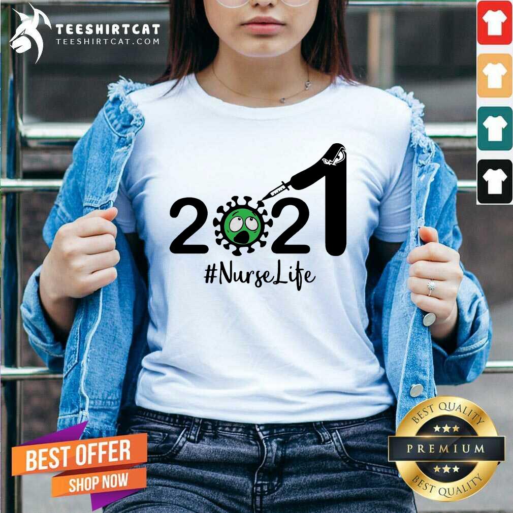 2021 Coronavirus Nurse Life V Neck - Design By Teeshirtcat.com 2021 Coronavirus Nurse Life V Neck - Design By Teeshirtcat.com