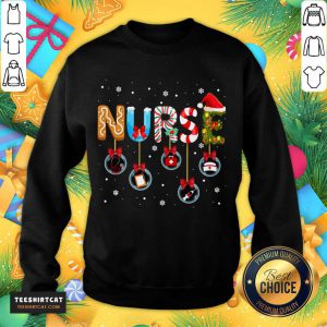 Christmas Nurse Nursing Gift Christmas Nurse T-Sweatshirt - Design By Teeshirtcat.com