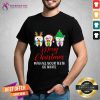 Christmas Santa Dentist Apparel May All Your Teeth Be White T-Shirt- Design By Teeshirtcat.com