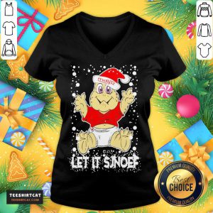 Let It Sjef Mdlz Christmas Sweater V Neck- Design By Teeshirtcat.com