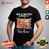 Master Yoda And Baby Yoda Life Is Better Listening To Pink Floyd Shirt - Design By Teeshirtcat.com