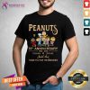 The Peanuts 70th Anniversary 1950 2020 Thank You For The Memories Signature Shirt - Design By Teeshirtcat.com