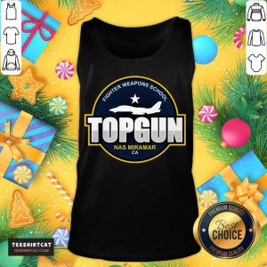 Fighter Weapons School Top Gun Nas Miramar CA T-Tank Top- Design By Teeshirtcat.com