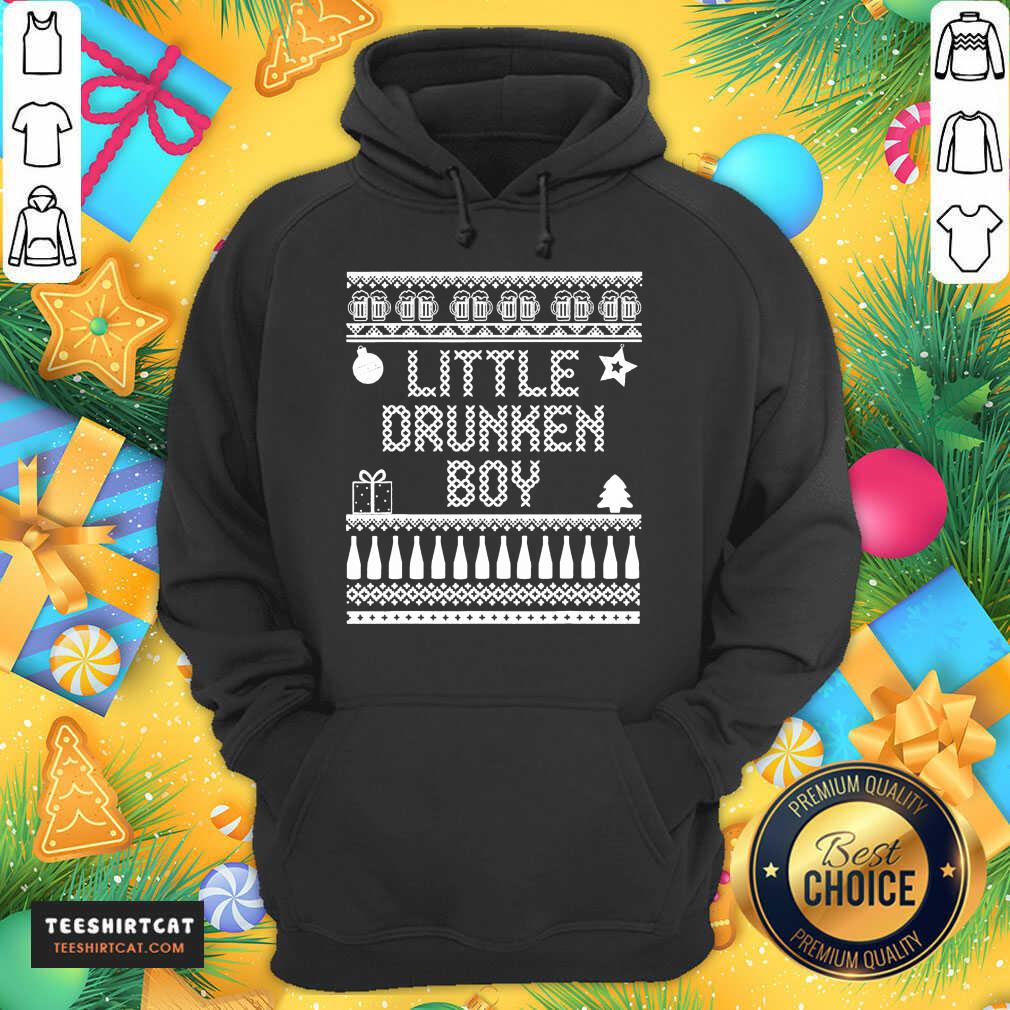Little Drummer Christmas Parody Little Drunken Boy Hoodie- Design By Teeshirtcat.com Little Drummer Christmas Parody Little Drunken Boy Hoodie- Design By Teeshirtcat.com