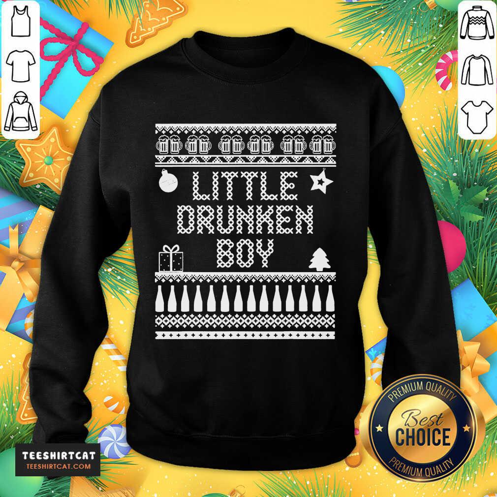 Little Drummer Christmas Parody Little Drunken Boy Sweatshirt- Design By Teeshirtcat.com Little Drummer Christmas Parody Little Drunken Boy Sweatshirt- Design By Teeshirtcat.com