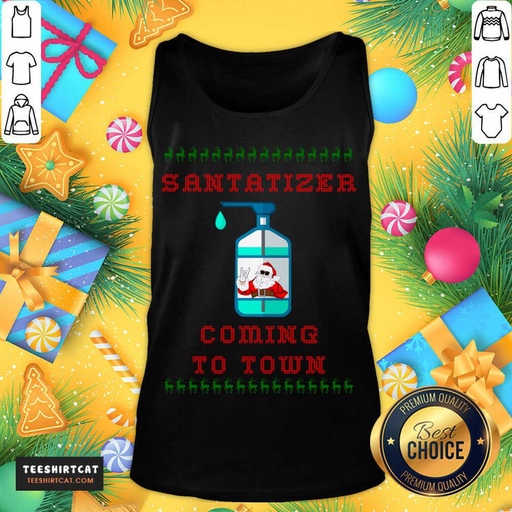 Santa Sanitizer Funny Christmas Santa Funny Christmas Sweater T-Tank Top - Design By Teeshirtcat.com Santa Sanitizer Funny Christmas Santa Funny Christmas Sweater T-Tank Top - Design By Teeshirtcat.com