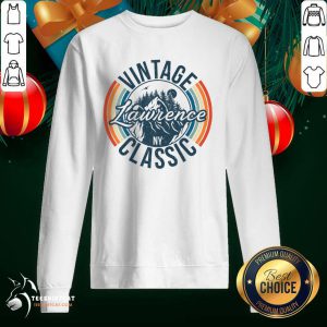 I Love Lawrence New York Retro Vintage Classic T-Sweatshirt- Design By Teeshirtcat.com