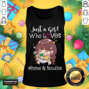 Womens Just A Girl Who Loves Anime Noodles Kawaii Women'S Girl Womens Just A Girl Who Loves Anime No T-Tank Top- Design By Teeshirtcat.com