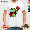 Among Us Heart 2021 Valentine Shirt - Design By Teeshirtcat.com