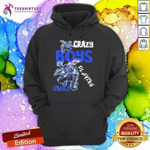 Crazy Boys Playing Games Console Player Pc Computer Gaming Us 2021 Hoodie- Design By Teeshirtcat.com