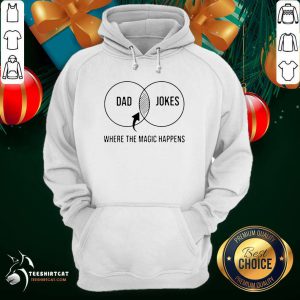 Dad Jokes Where The Magic Happens Gift Hoodie- Design By Teeshirtcat.com