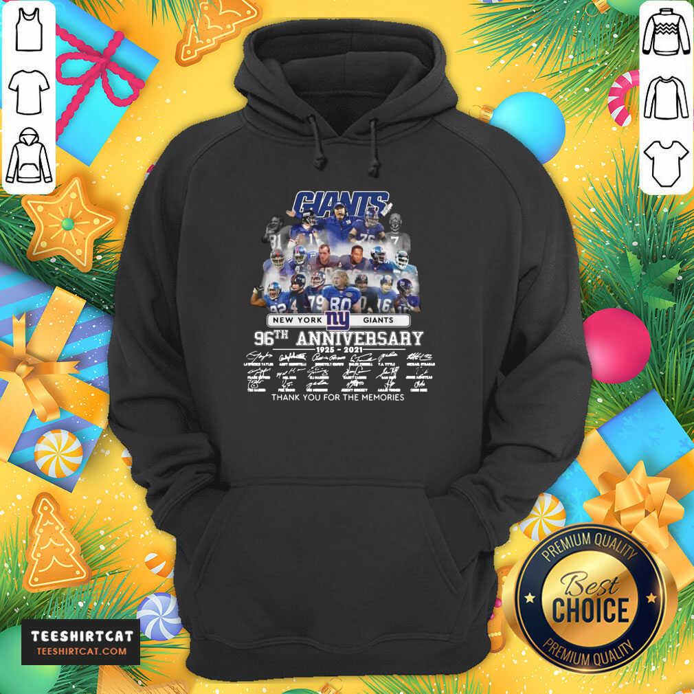 New York Giant 96th Anniversary 1925 2021 Thank You For The Memories Signatures Hoodie - Design By Teeshirtcat.com New York Giant 96th Anniversary 1925 2021 Thank You For The Memories Signatures Hoodie - Design By Teeshirtcat.com