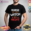 Nurse By Day Witch By Night Halloween Shirt - Design By Teeshirtcat.com