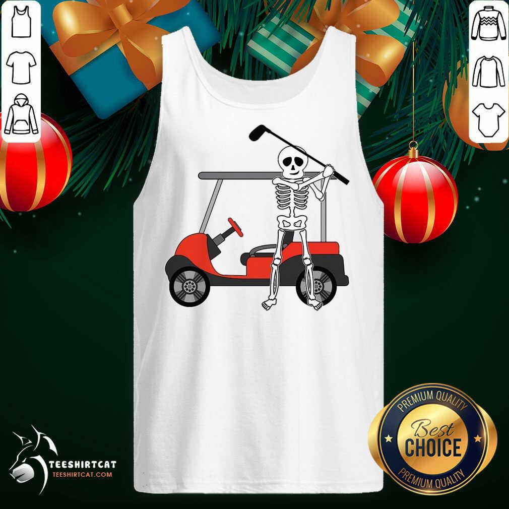Skeleton Play Golf Tank Top- Design By Teeshirtcat.com Skeleton Play Golf Tank Top- Design By Teeshirtcat.com