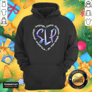 Slp Language Fluency Dysphasia Aphasia Voice Acc Hoodie - Design By Teeshirtcat.com