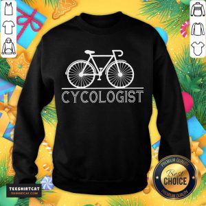 Hot The Bicycle Psychologist Sweatshirt - Design By Teeshirtcat.com