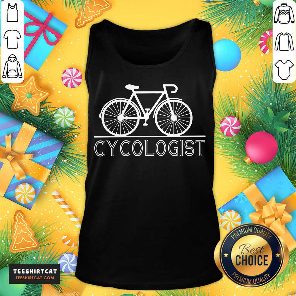Hot The Bicycle Psychologist Tank Top - Design By Teeshirtcat.com