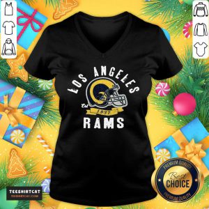 Los Angeles Rams Est 1937 V Neck- Design By Teeshirtcat.com