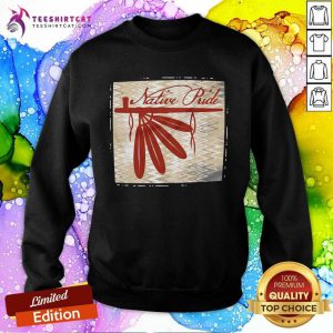 Peace Pipe Native Pride Sweatshirt- Design By Teeshirtcat.com