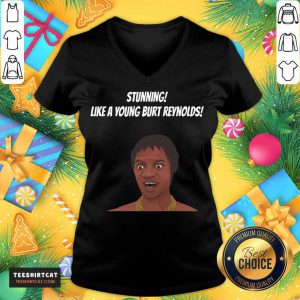 Stunning Like A Young Burt Reynolds V Neck- Design By Teeshirtcat.com
