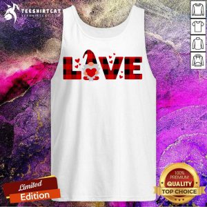 Gnome Love Valentine Tank Top - Design By Teeshirtcat.com