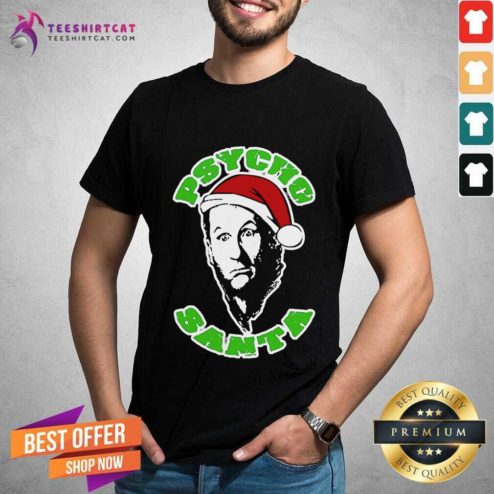 Psycho Santa Christmas Sweater Shirt - Design By Teeshirtcat.com