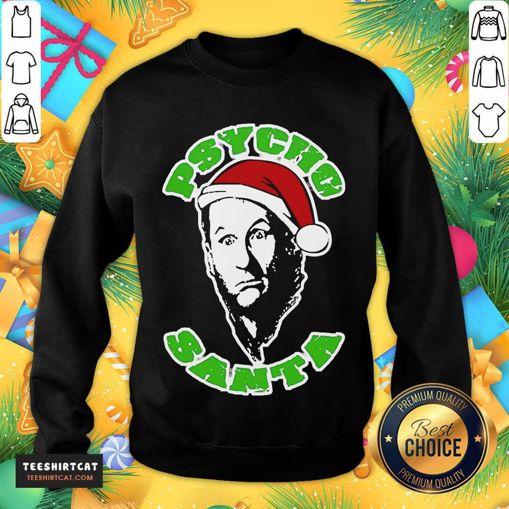 Psycho Santa Christmas Sweater Sweatshirt- Design By Teeshirtcat.com Psycho Santa Christmas Sweater Sweatshirt- Design By Teeshirtcat.com
