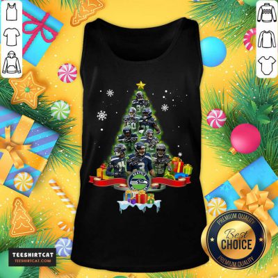 Seattle Seahawks Player Signatures Christmas Tree Tank Top- Design By Teeshirtcat.com Seattle Seahawks Player Signatures Christmas Tree Tank Top- Design By Teeshirtcat.com