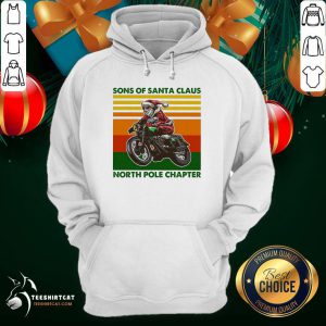 Sons Of Santa Claus North Pole Chapter Vintage Hoodie- Design By Teeshirtcat.com