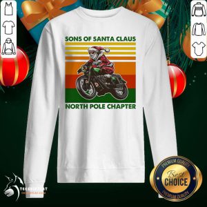 Sons Of Santa Claus North Pole Chapter Vintage Sweatshirt- Design By Teeshirtcat.com