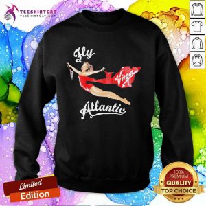 Fly Virgin Atlantic Princess Diana Sweatshirt - Design By Teeshirtcat.com